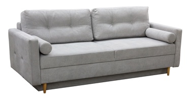 Dīvāngulta Idzczak Meble Pastella Light Grey, 216 x 100 x 74 cm