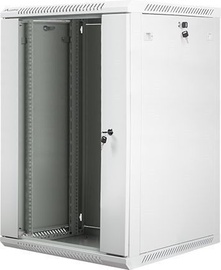 Lanberg Wall-Mounted Rack 19'' 18U 570x600mm Grey