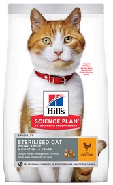 Сухой корм для кошек Hill's Science Plan Feline Young Adult Sterilised, курица, 3 кг