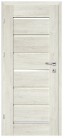 Полотно межкомнатной двери Classen Greco M7, левосторонняя, серый/дубовый, 203.5 см x 84.4 см x 4 см