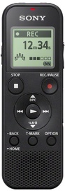 Diktofon Sony ICD-PX370, must, 4 GB