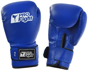 Боксерские перчатки ProFight, синий, 14 oz