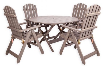 Folkland Timber Folding Garden Set Canada 4 Graphite