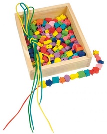 Woodyland Wooden Various Shape And Color Beads 204pcs