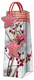 Paw Decor Collection Gift Bag For Bottle Winter Rowan