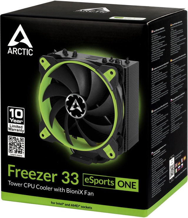 Oro aušintuvas procesoriui Arctic Freezer 33 eSports ONE Green