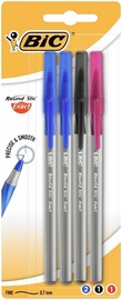 BIC Round Stic Exact Pen 4pcs