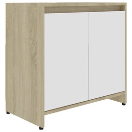 Vannitoakapp VLX Sonoma Oak 802647, valge/tamm, 33 x 60 cm x 58 cm