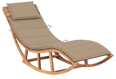 Lamamistool VLX Sun Lounger, beež, 180 cm x 60 cm x 73 cm