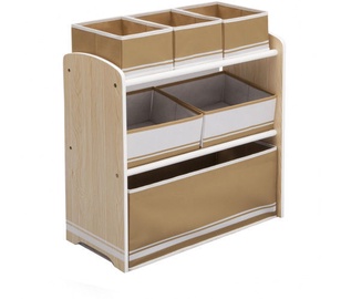 Delta Children Multi Bin Toy Organizer Natural