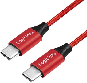 Logilink USB Type-C Cable Red 1m