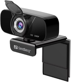 Internetinė kamera Sandberg, juoda, CMOS