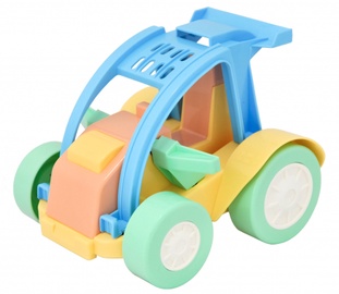 Bērnu rotaļu mašīnīte Elfiki Auto Buggy, daudzkrāsaina