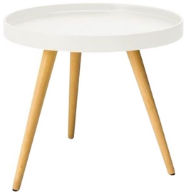 Kohvilaud Signal Meble Toni C White, 500x500x450 mm