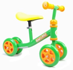 Детский самокат Bimbo Bike, желтый/зеленый