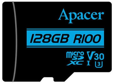 Apacer 128GB microSDXC UHS-I U3 V30 w/Adapter