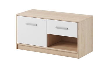 WIPMEB Tulia Shoe Cabinet Sonoma Oak/White