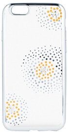 Beeyo Flower Dots Back Case For Samsung Galaxy J5 J530 Transparent/Silver