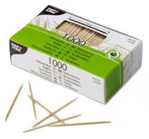 Pap Star Wooden Toothpicks 6.8cm 1000pcs