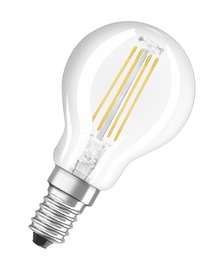 Лампочка Osram LED, P45, нейтральный белый, E14, 4 Вт, 470 лм, 3 шт.