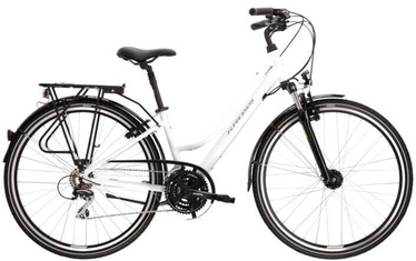 Velosipēds tūristu Kross Trans 3.0 Lady, 28 ", L rāmis, balta/pelēka