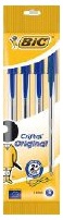 Ручка BIC Medium Cristal Original Ballpoint Pen Pack Blue 4pcs
