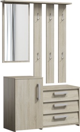 Top E Shop Paris Hall Unit Set Sonoma Oak