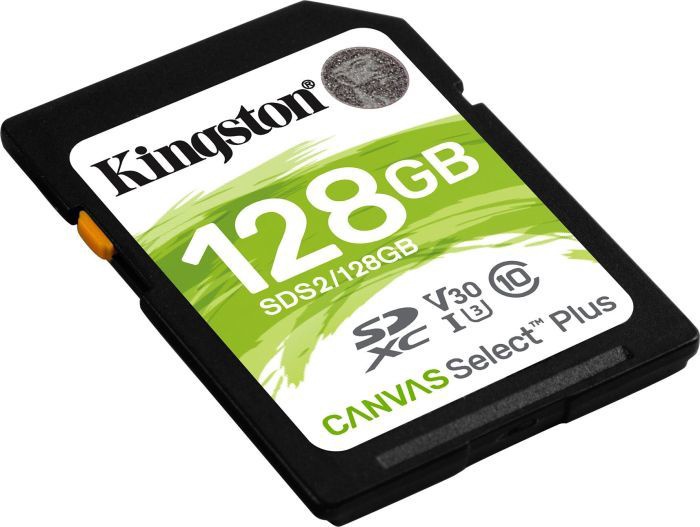 Mälukaart Kingston SDS2, 128 GB, 100 Mb/s - 85 Mb/s