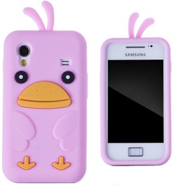 Zooky Soft 3D Case Samsung S5830 Galaxy Ace Chicken Pink