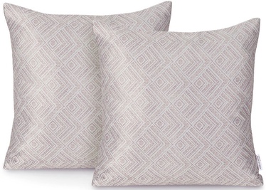 Наволочка AmeliaHome Blackout Caspe Pillowcase 45x45cm Silver 2pcs