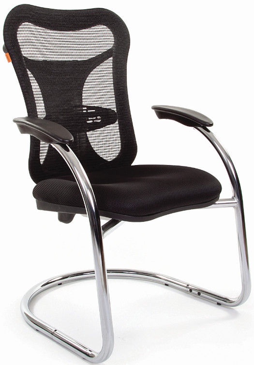 Стул для посетителей Chairman TW-11 426, черный, 48 см x 66 см x 100 см