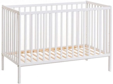 Детская кровать ASM Cypi II, белый, 65 x 124 см