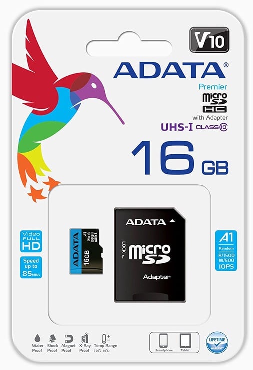 Mälukaart Adata, 16 GB