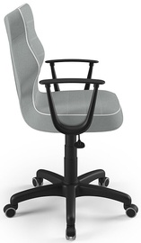 Детский стул Entelo Norm Size 6 JS03, черный/серый, 400 мм x 1045 мм
