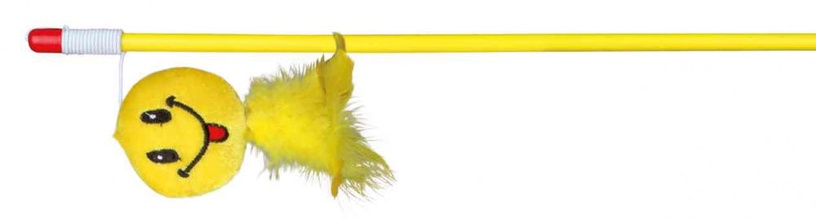 Игрушка на палочке для кошек Trixie 45797, желтый, 50 см