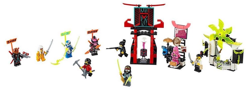 Конструктор LEGO® Ninjago Киберрынок 71708, 218 шт.