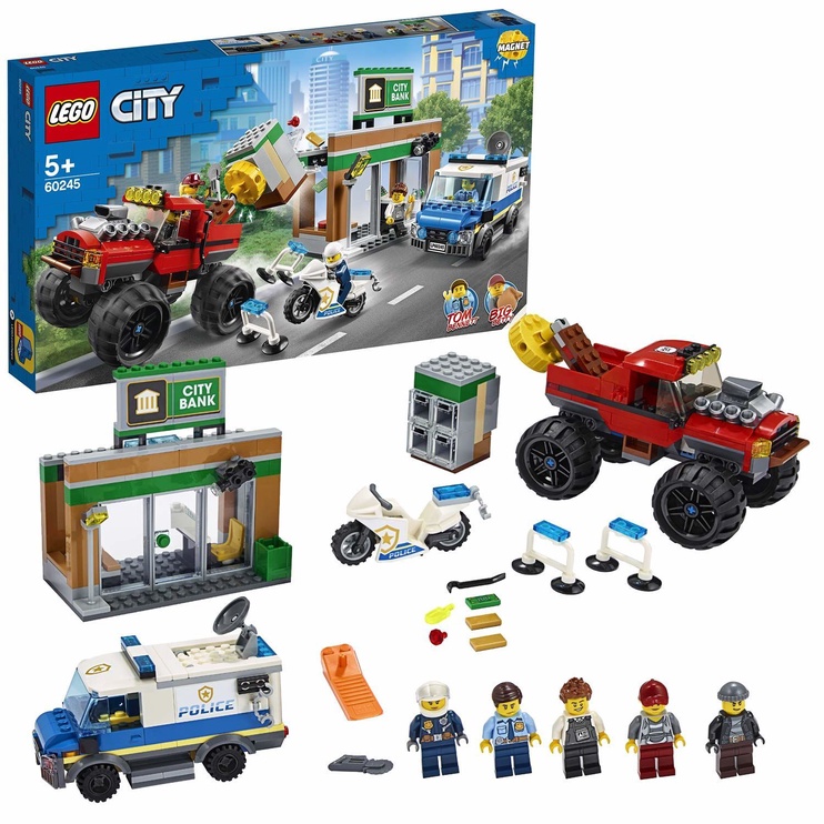 Konstruktors LEGO City Policija: laupīšana ar monstru vāģi 60245, 362 gab.
