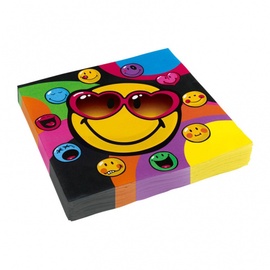 Dzimšanas dienas salvetes SMILEY 20 gab