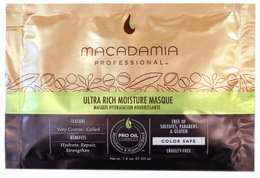 Kaukė plaukams Macadamia Ultra Rich Moisture, 30 ml