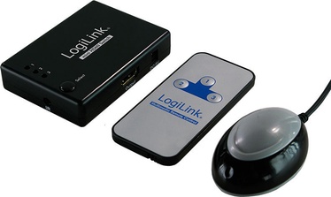 LogiLink Video Switch HDMI 3-Port with Amplifier