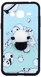 Mocco 4D Panda Back Case For Samsung Galaxy A3 A320 Blue