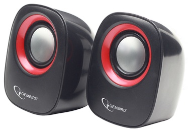 Gembird SPK-107A Stereo speakers Black/Red