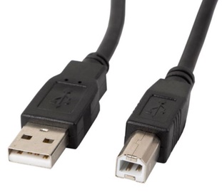Laidas Lanberg USB 2.0 A male, USB 2.0 B male, 3 m, juoda