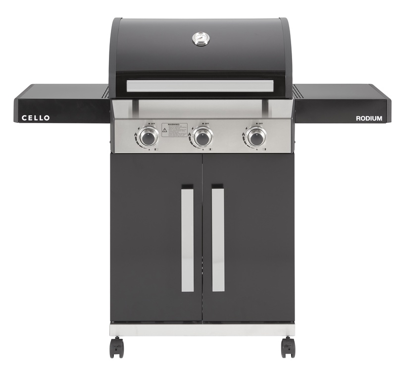 Gaasigrill Cello Rodium 3, 55 cm x 129 cm