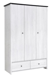 Гардероб Porto SZF3D2S, белый, 128.5 см x 55.5 см x 199.5 см