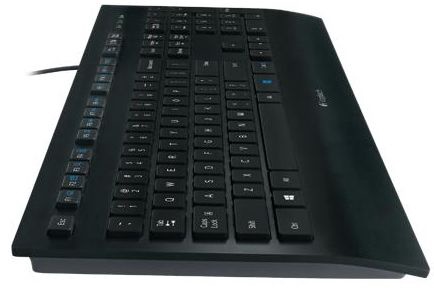 Klaviatūra Logitech K280e EN/RU, juoda
