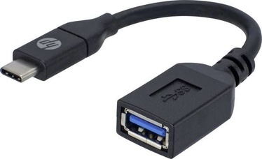 HP USB 3.0 To USB-C Adapter 0.1m Black