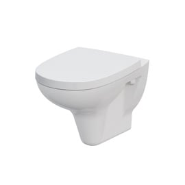 Sienas tualete Cersanit Arteco K701-009-BOX-EX1, ar vāku, 360 mm x 515 mm