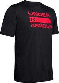 Under Armour Team Issue Wordmark Graphic T-Shirt 1329582-003 Black/Red L