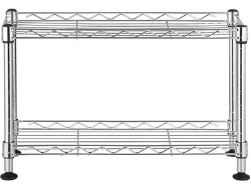 Songmics Storage Shelves Silver 40x15x26.5cm